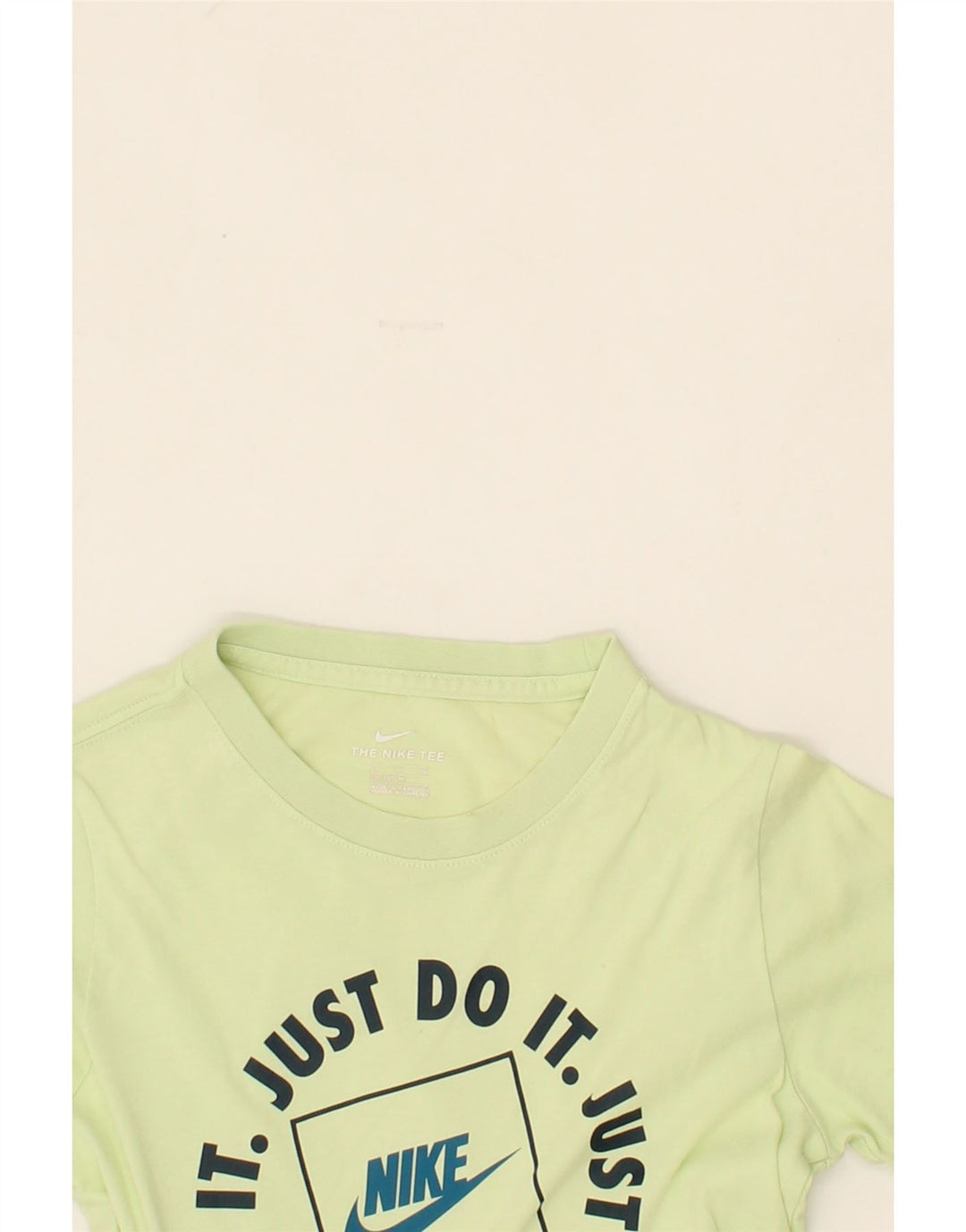 NIKE Boys Graphic T-Shirt Top 8-9 Years Small  Green Cotton Vintage Nike and Second-Hand Nike from Messina Hembry 