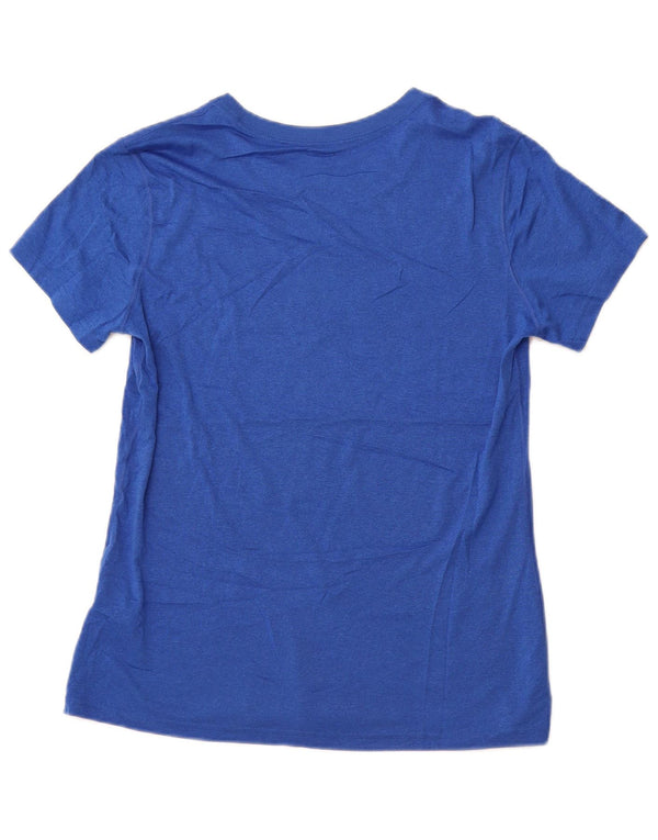 T-shirt grafica da basket NIKE Allen da donna UK 14 grande blu