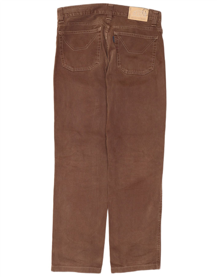 Jeans dritti da uomo Jeckerson W33 L30 cotone marrone