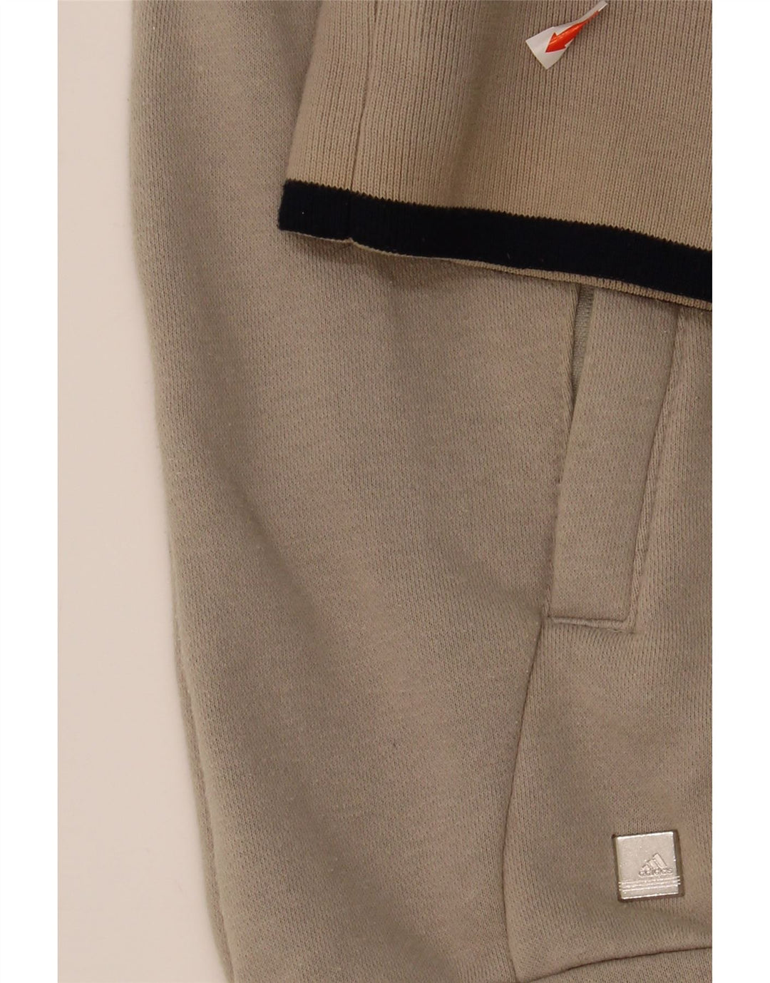 ADIDAS Mens Tracksuit Top Jacket XL Grey Colourblock Polyester Vintage Adidas and Second-Hand Adidas from Messina Hembry 