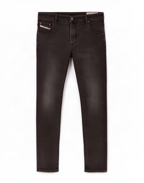 Diesel Uomo Krayver Regular Carrot Slim Jeans W34 L32 Cotone Nero