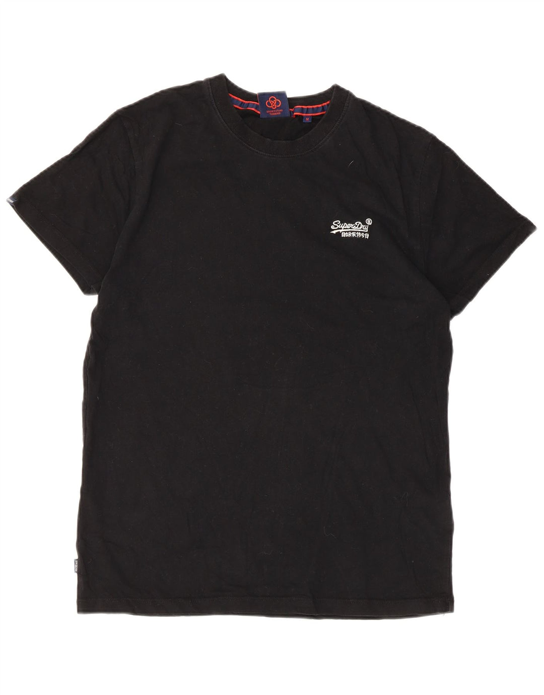 T-shirt da uomo Superdry Top in cotone nero medio