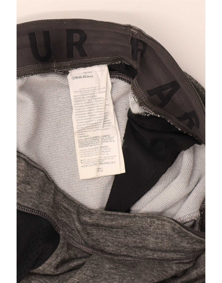 Pantaloni da tuta da uomo Under Armour Poliestere color block grigio medio