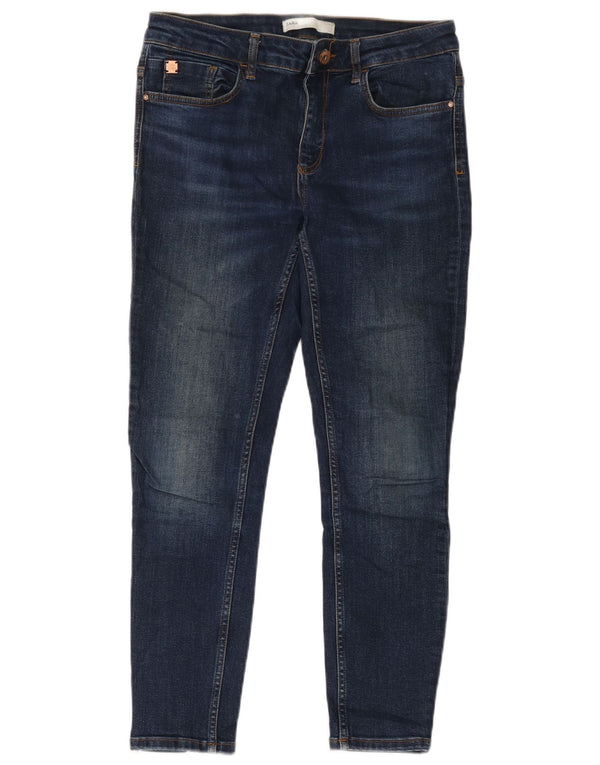 Jeans skinny da uomo Zara EU 42 Large W32 L27 Cotone blu navy