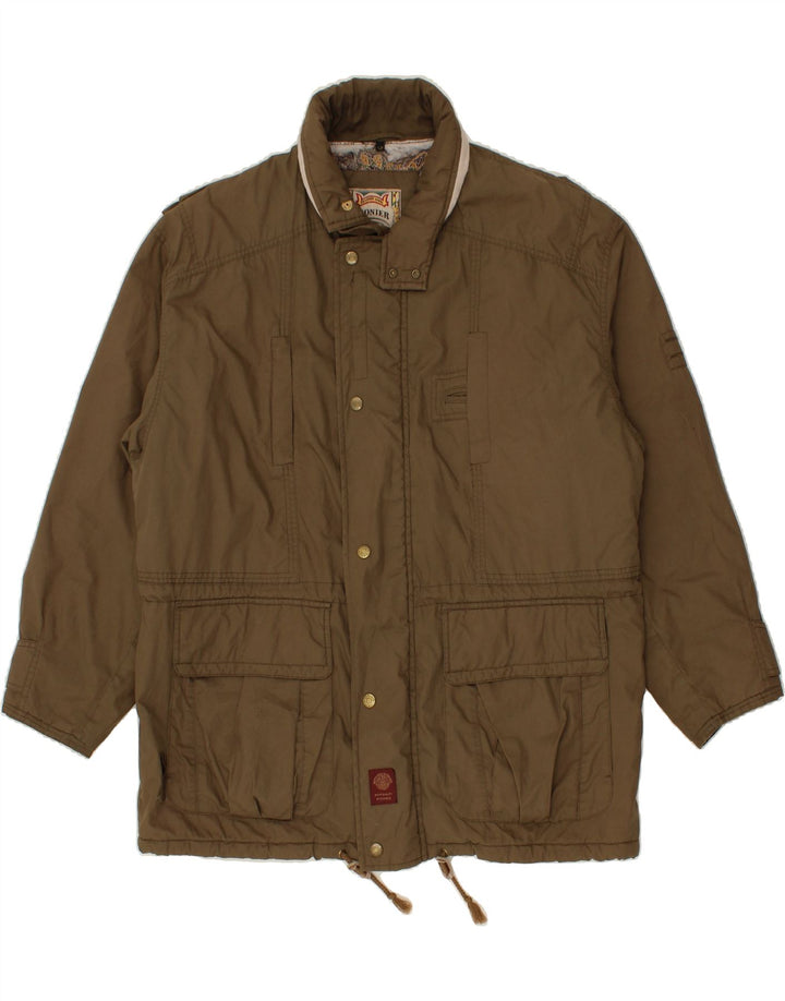 PIONEER Mens Utility Jacket IT 52 XL Khaki Polyester Vintage Pioneer and Second-Hand Pioneer from Messina Hembry 