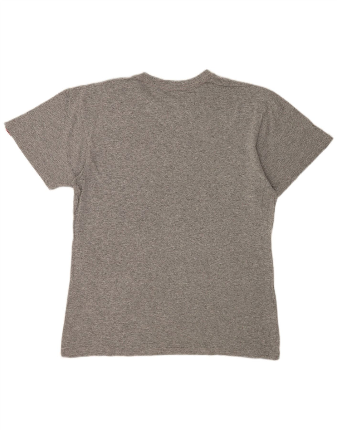 T-shirt grafica da uomo Vans Top in cotone chiazzato grigio medio