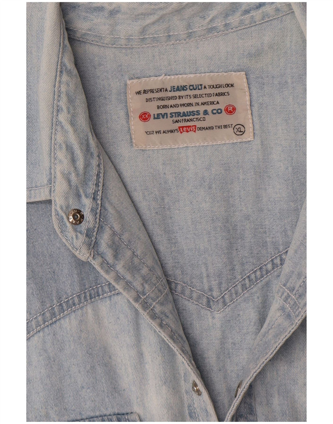 Camicia di jeans da uomo Levi's XL Blu