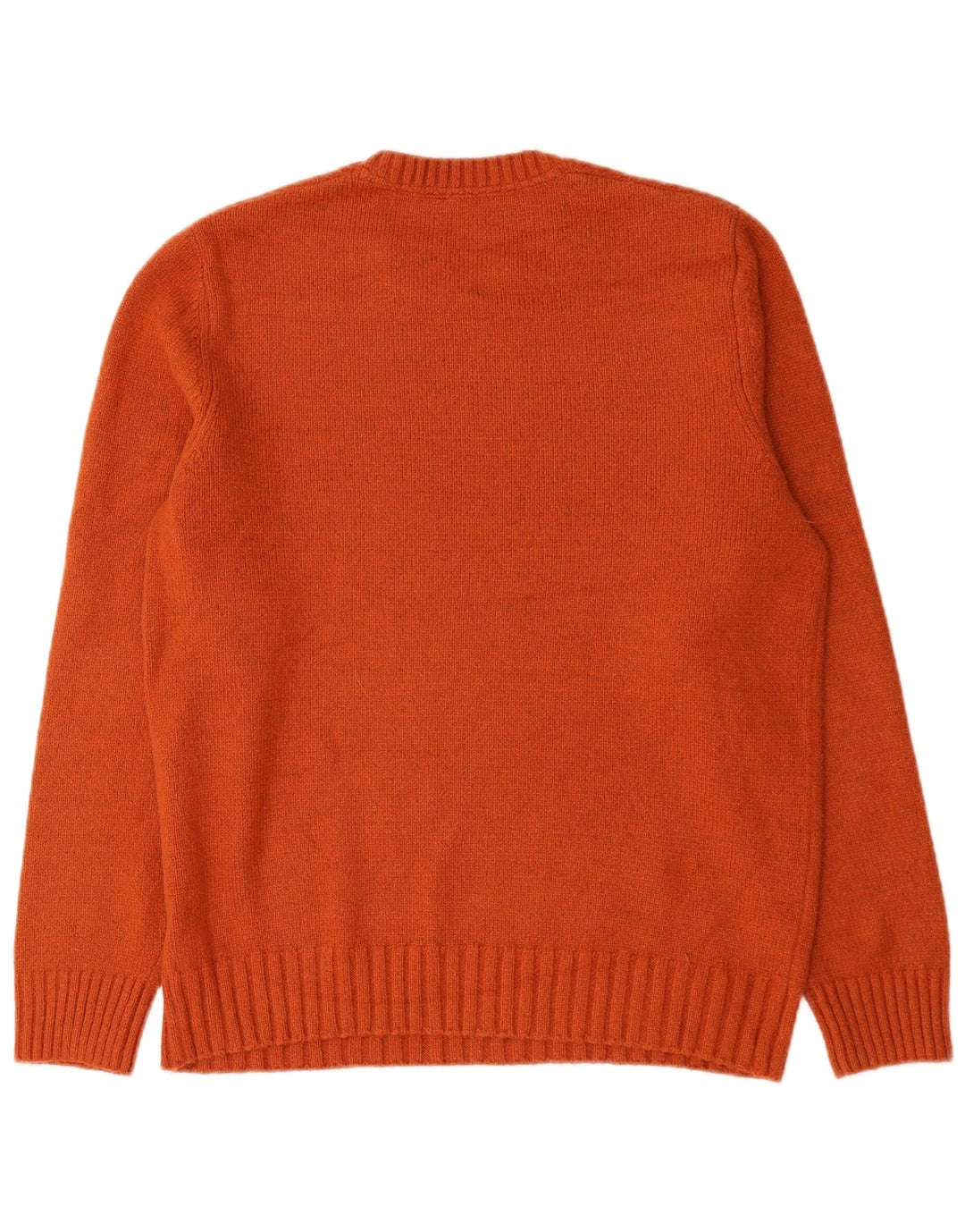 Maglione maglione girocollo da uomo John Lewis grande cotone arancione