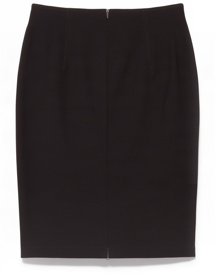Gonna a tubino da donna Marks & Spencer UK 14 grande W32 poliestere nero