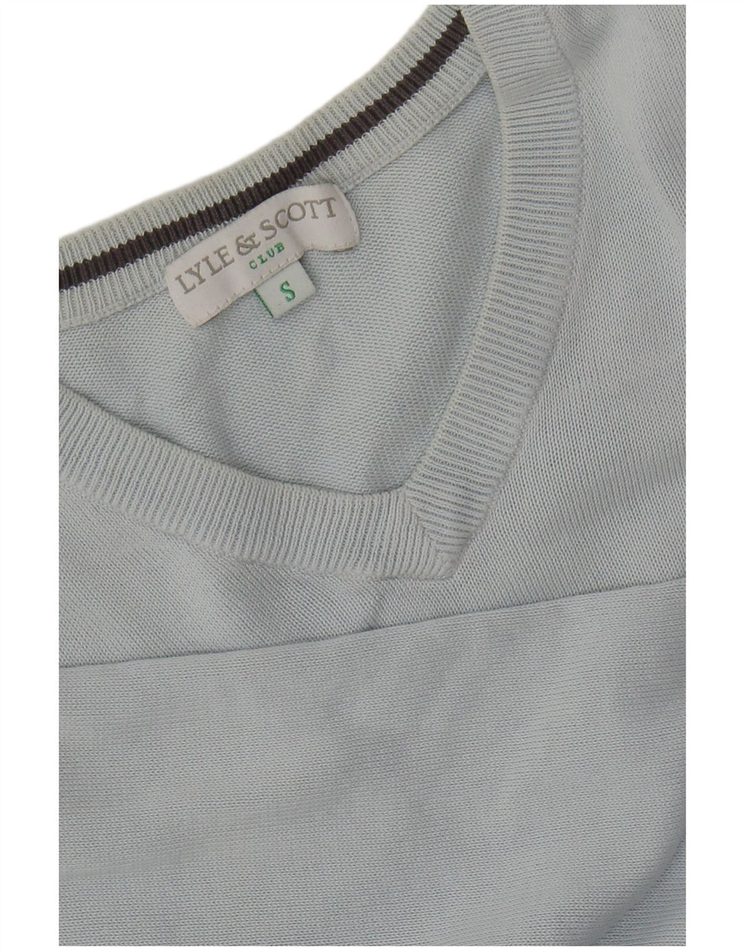 LYLE & SCOTT Maglione da uomo con scollo a V Club piccolo blu