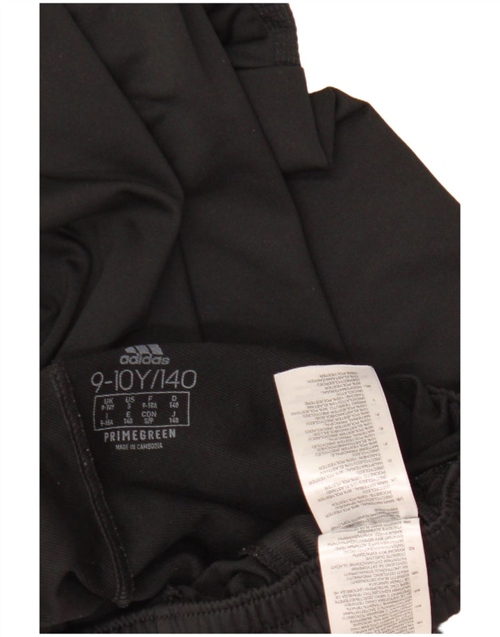 Pantaloni da tuta ADIDAS Primegreen da ragazzo 9-10 anni in poliestere nero