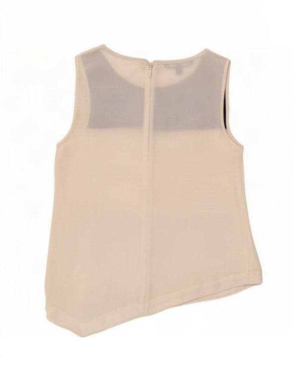 Camicetta senza maniche da donna Armani Exchange Top UK 6 XS White Colourblock