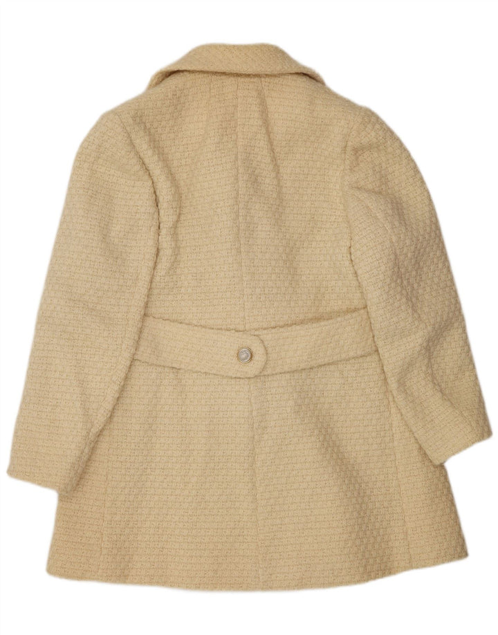 Cappotto doppiopetto vintage da donna UK 14 Beige medio