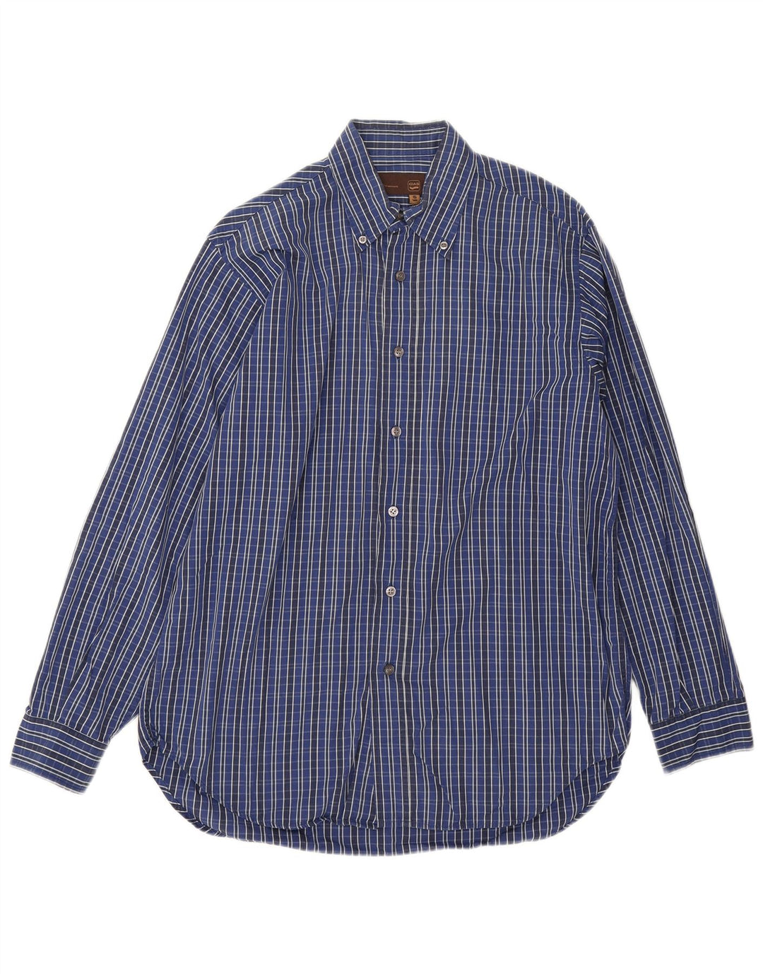 Camicia da uomo Gas a quadri piccoli blu