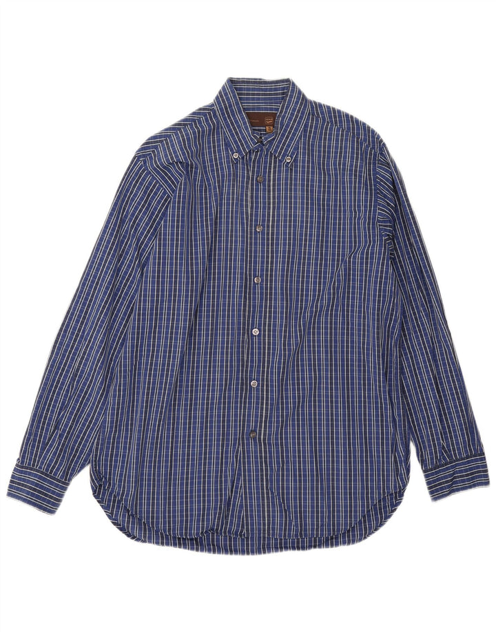 Camicia da uomo Gas a quadri piccoli blu