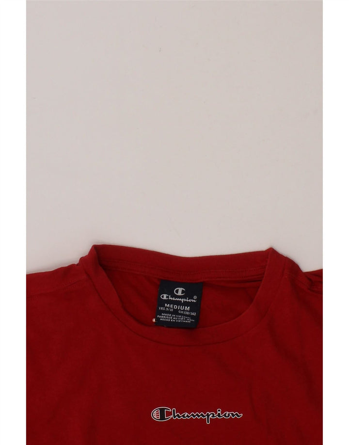 CHAMPION Girls Graphic T-Shirt Top 9-10 Years Medium Red Vintage Champion and Second-Hand Champion from Messina Hembry 