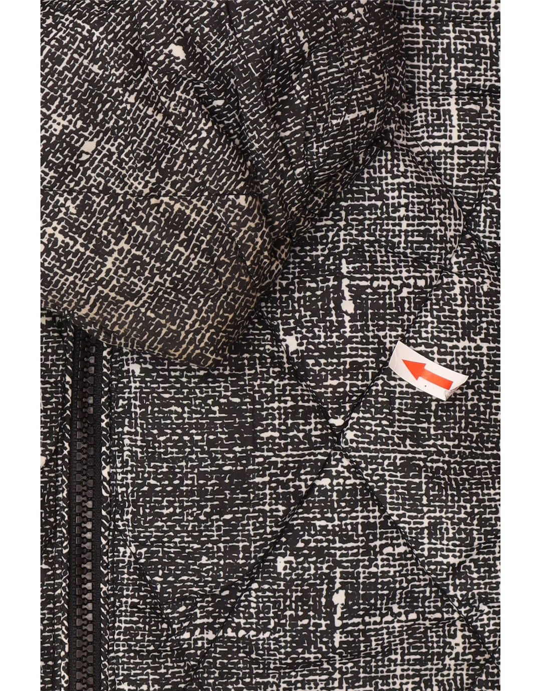 Giacca trapuntata da donna Marks & Spencer UK 20 2XL Poliestere chiazzato nero