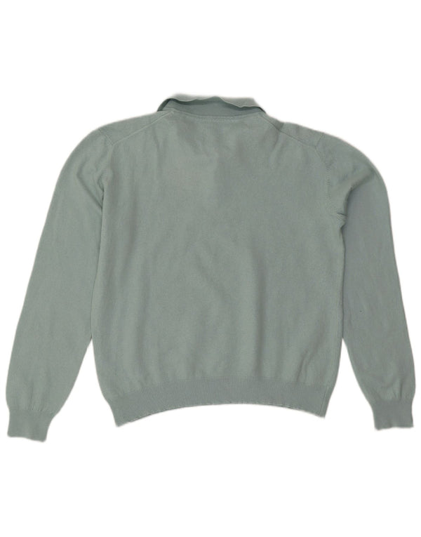 JACK WILLS Maglione da uomo con collo alto grande cotone blu