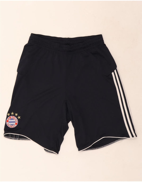Adidas Mens FC Bayern Munchen Sport Shorts Medium  Navy Blue Polyester