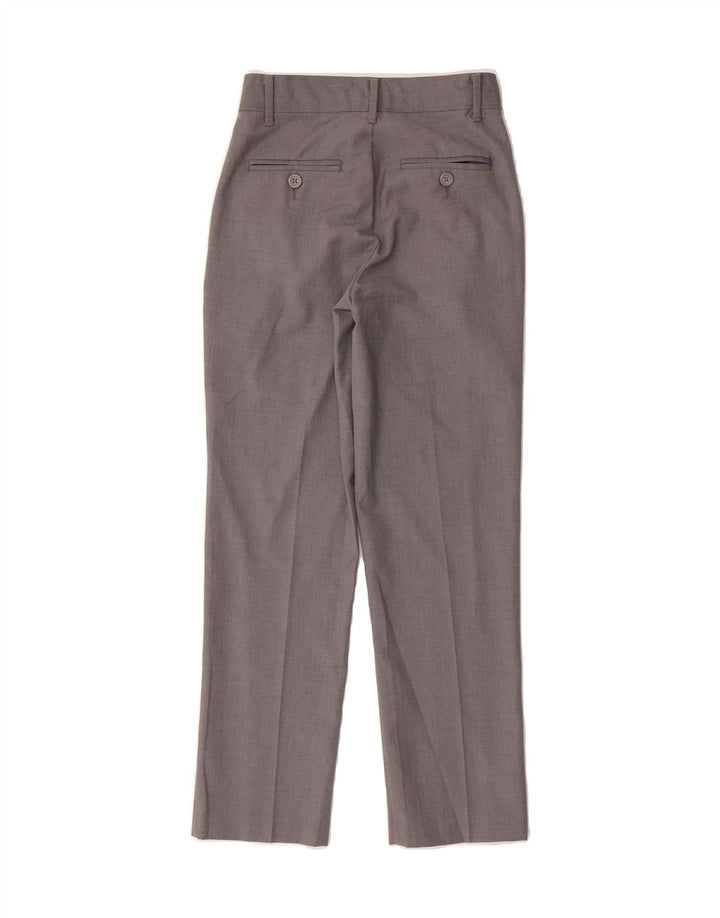 IZOD Boys Straight Suit Trousers 9-10 Years W23 L24 Grey Polyester Vintage Izod and Second-Hand Izod from Messina Hembry 