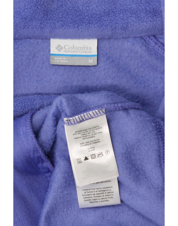 Giacca in pile da donna COLUMBIA UK 14 Poliestere viola medio
