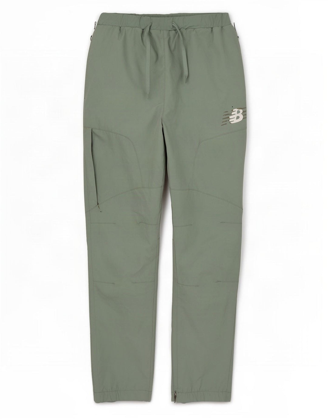Pantaloni da tuta cargo da uomo New Balance in poliestere verde medio