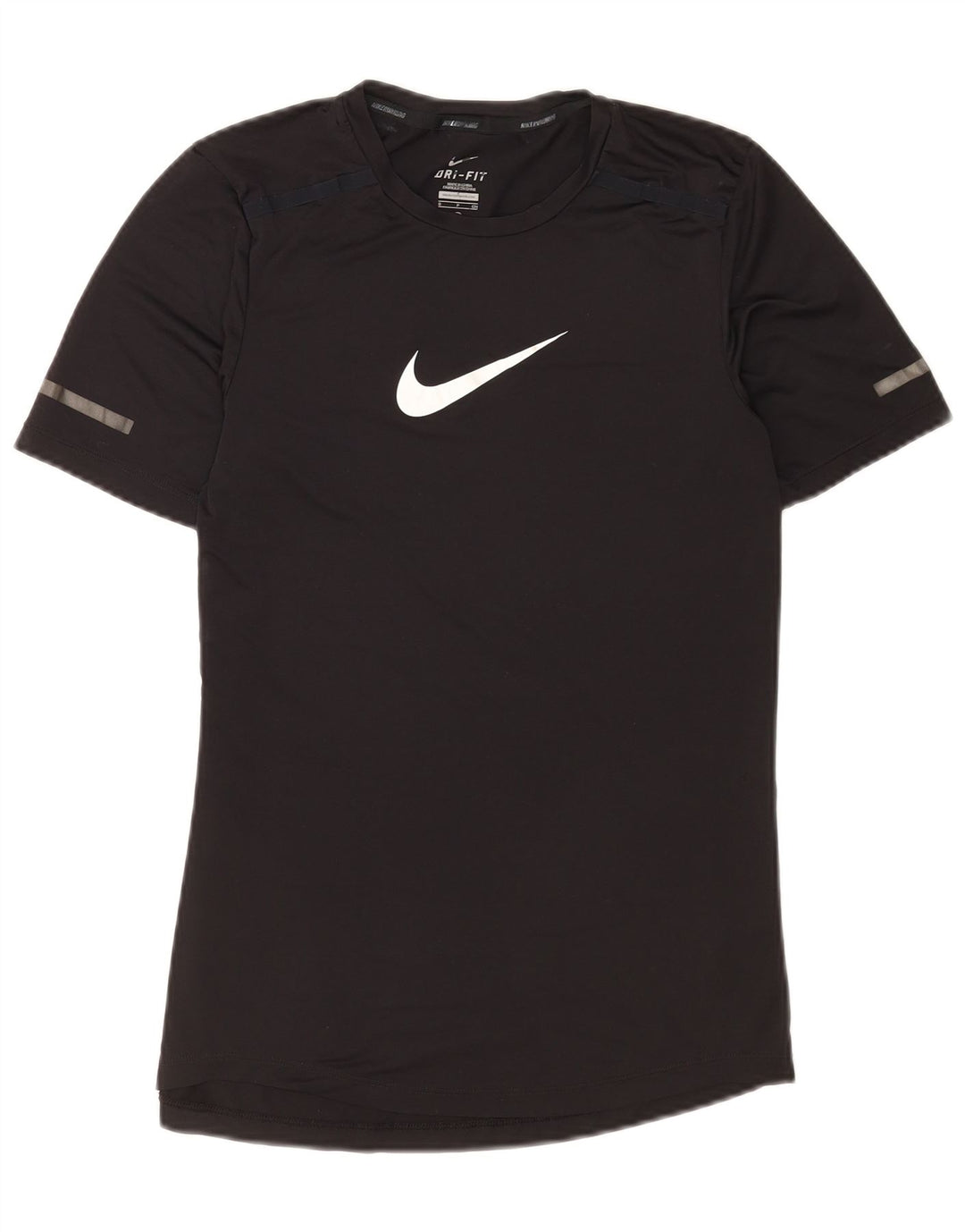 T-shirt grafica Nike Dri Fit da uomo, piccola, in poliestere nero