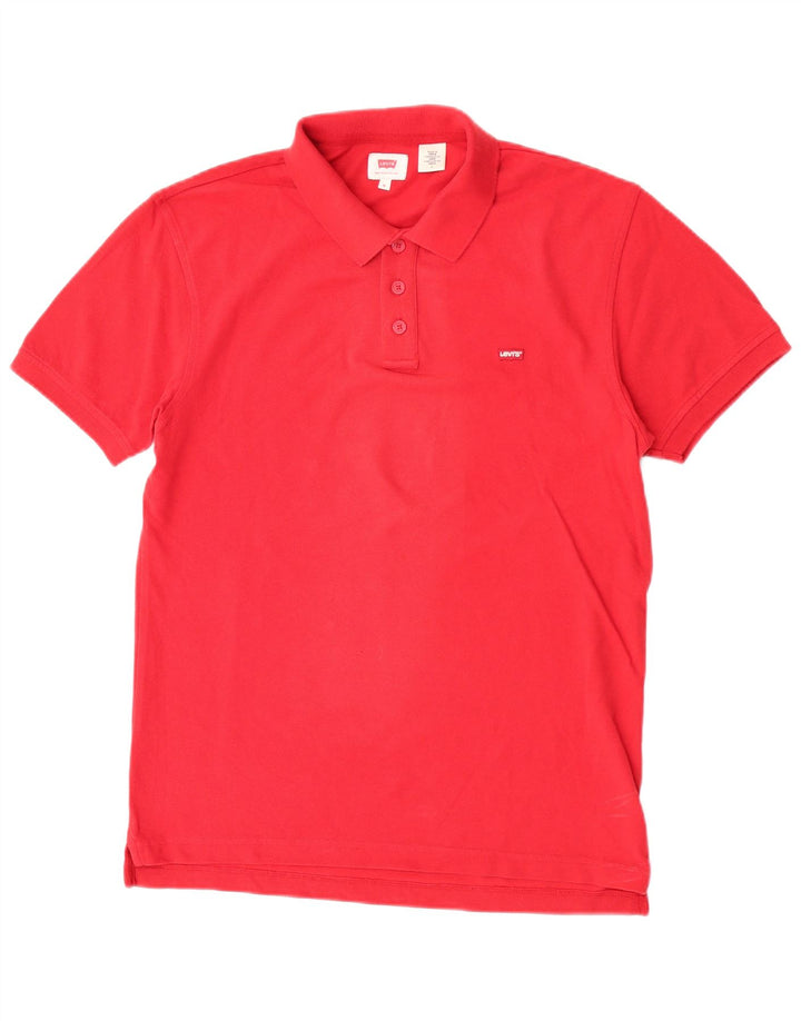 Polo Levi's da uomo di colore rosso medio