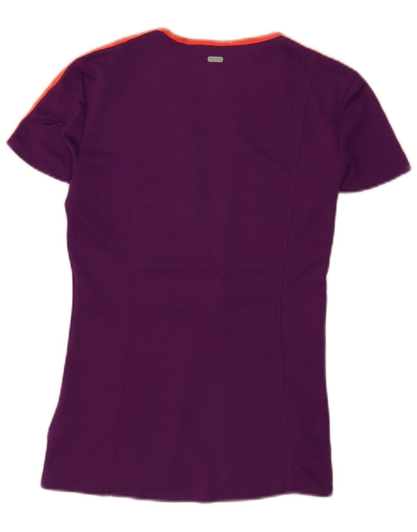 T-shirt da donna Adidas Top UK 4/6 XS viola poliestere sportivo