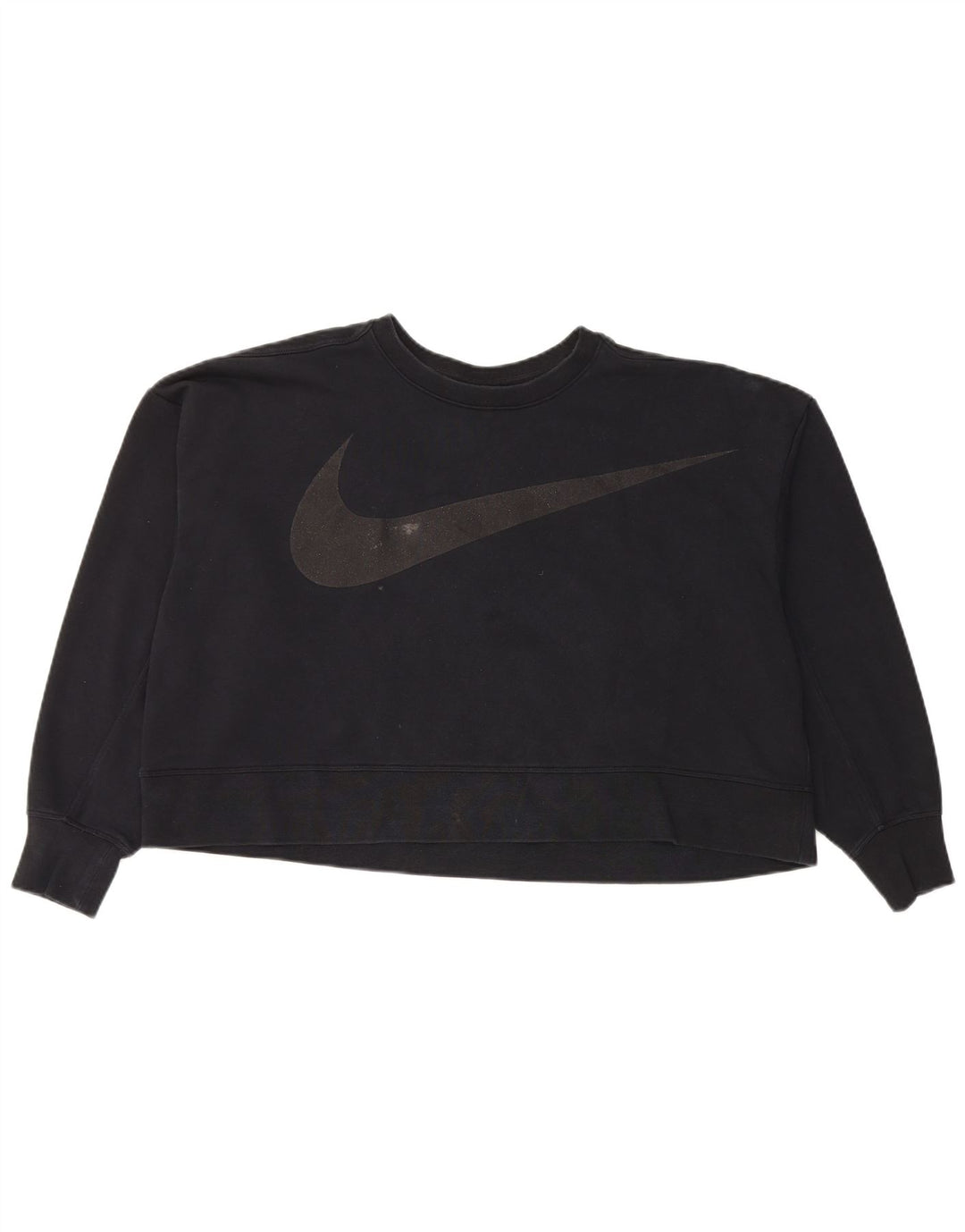 Felpa oversize con grafica Nike Dri Fit da donna, taglia UK 16, grande, nera