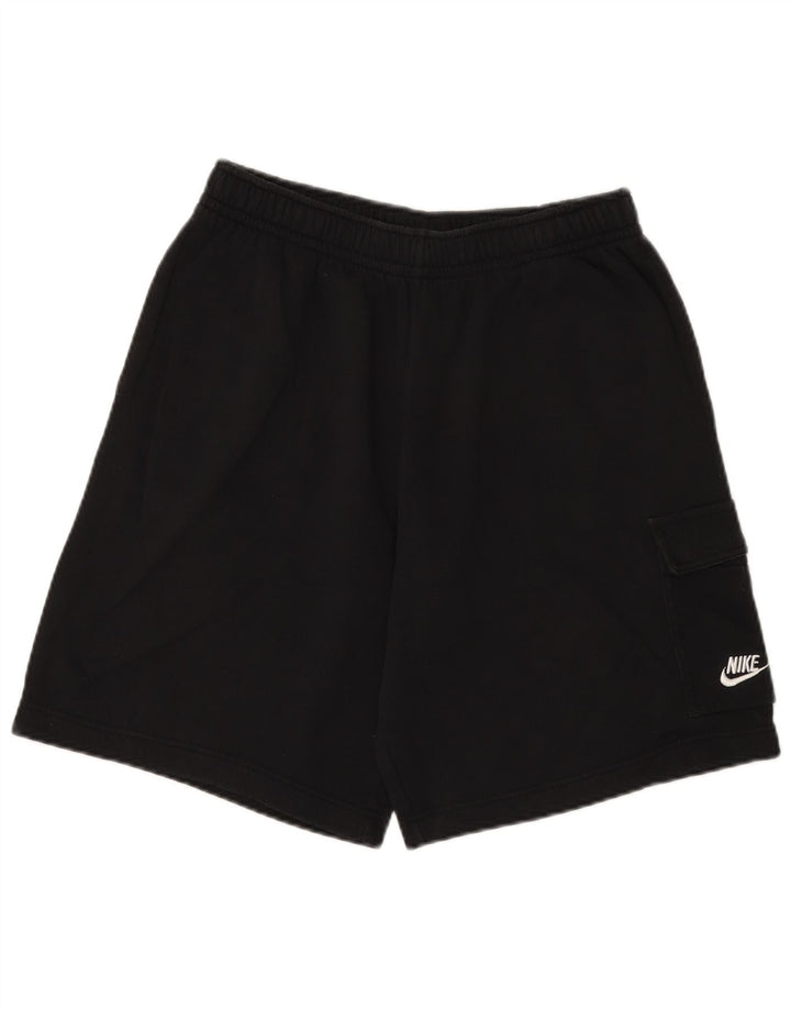 Pantaloncini sportivi Nike da uomo, cotone medio nero