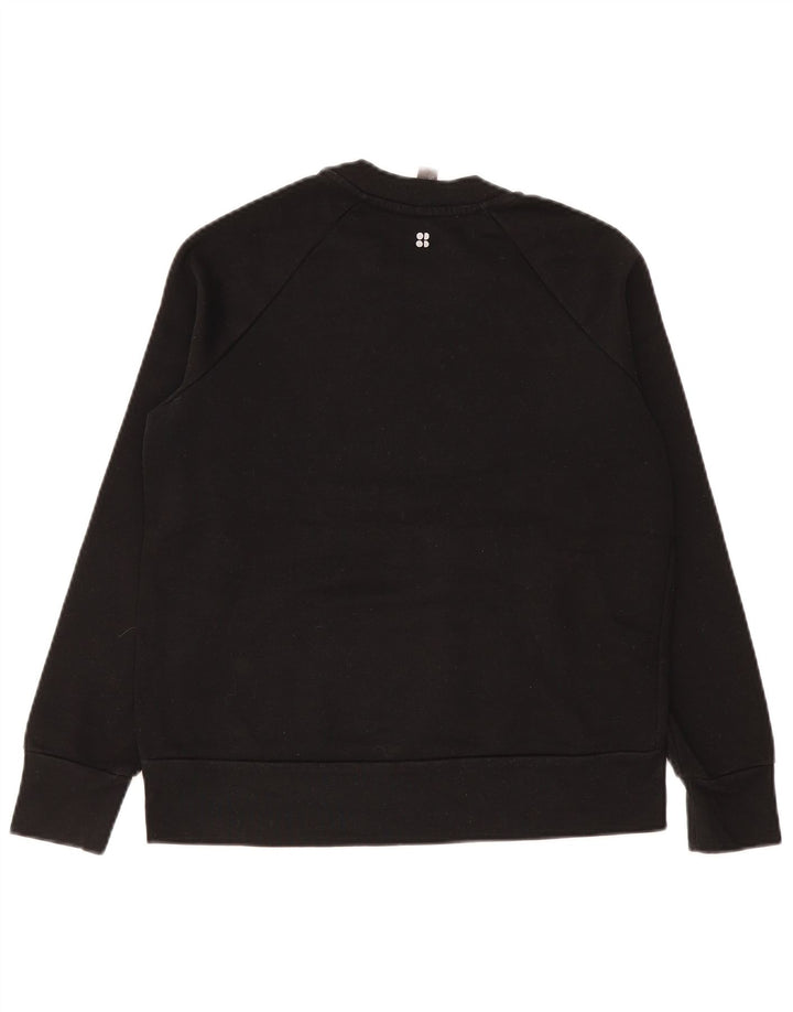 Felpa oversize con grafica da donna Sweaty Betty UK 10 piccola nera