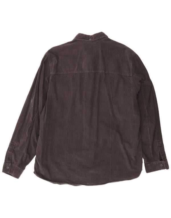 Camicia Levi's da uomo in velluto a coste XL in cotone grigio