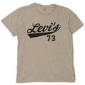 T-shirt grafica da uomo Levi's Top in cotone mélange grigio medio