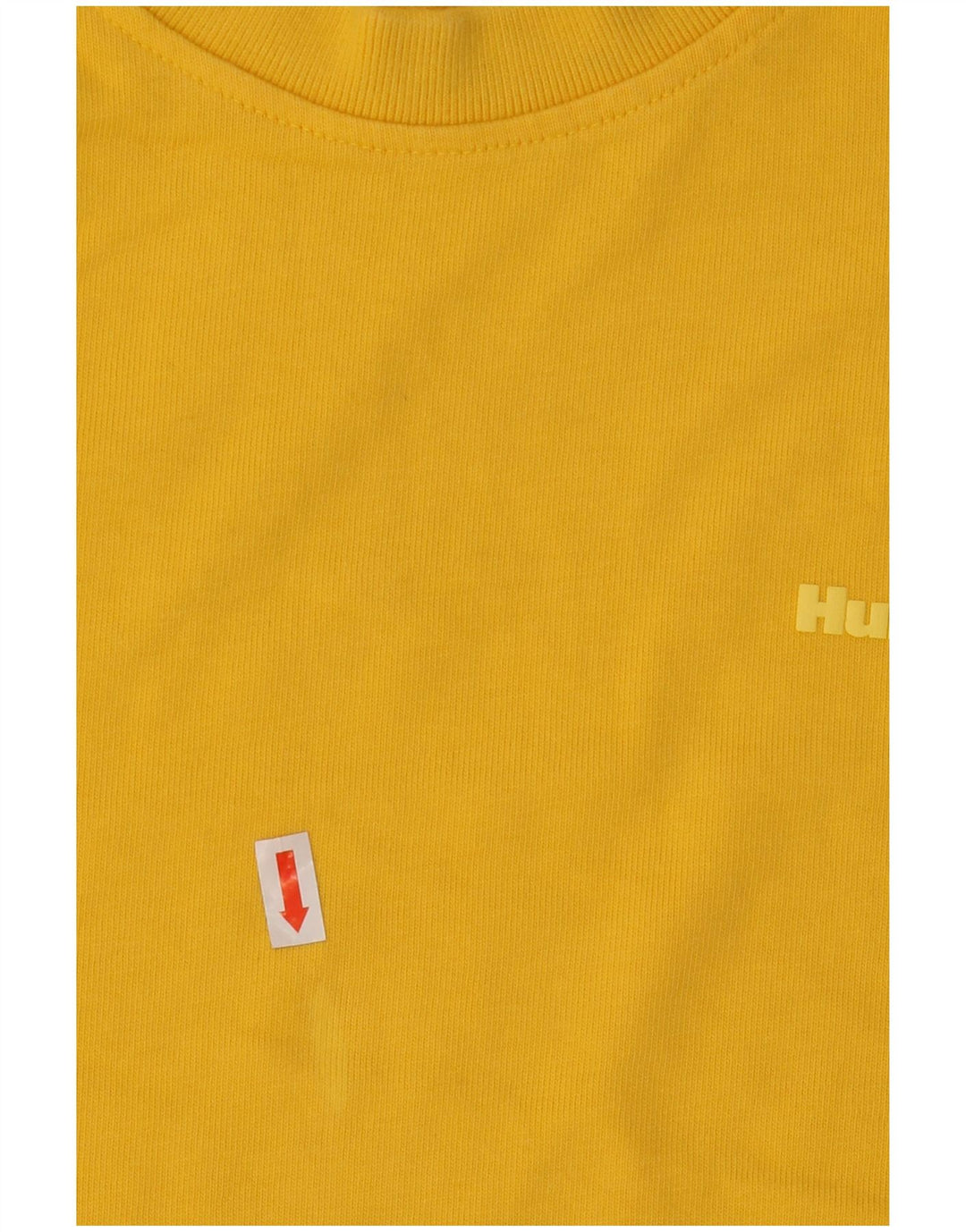 T-shirt Adidas Humanrace da uomo Top in cotone giallo medio