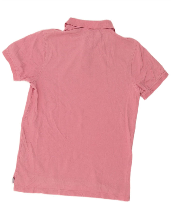 Polo da uomo Tommy Hilfiger in cotone rosa medio