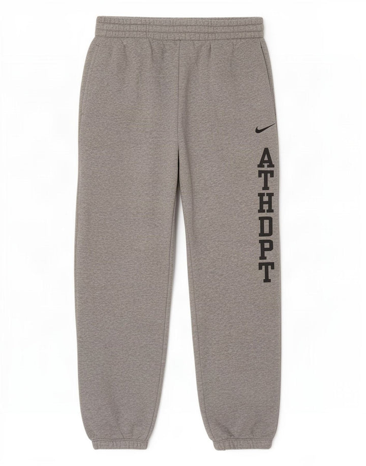 Pantaloni da tuta con grafica Nike da uomo, pantaloni da jogging, cotone grigio medio