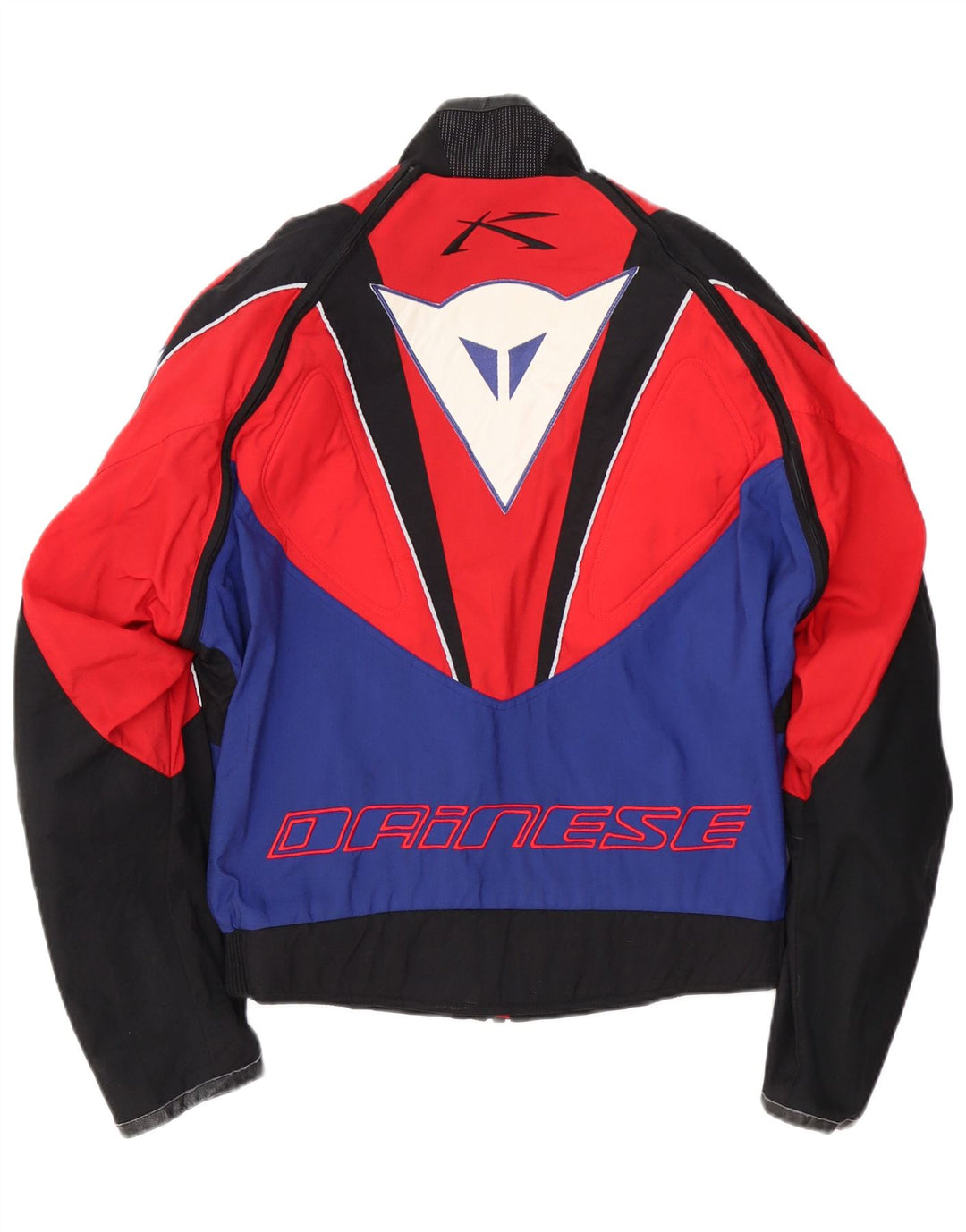 Giacca da moto Graphic Racer da uomo Dainese UK 38 Medium Red Colourblock