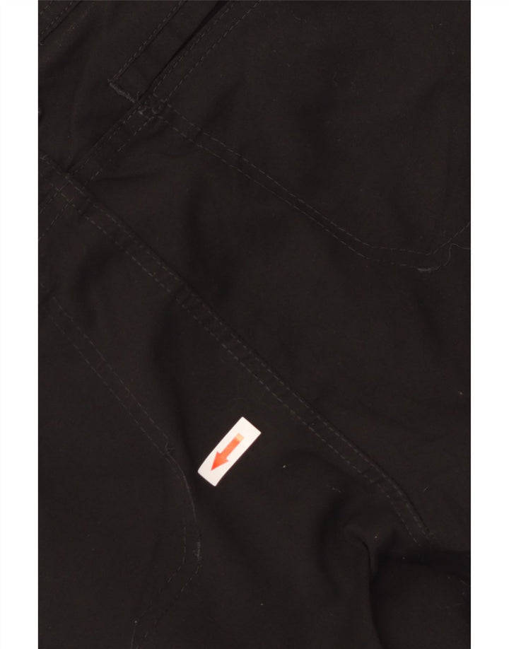 Pantaloni cargo dritti da uomo Wrangler W32 L30 nylon nero