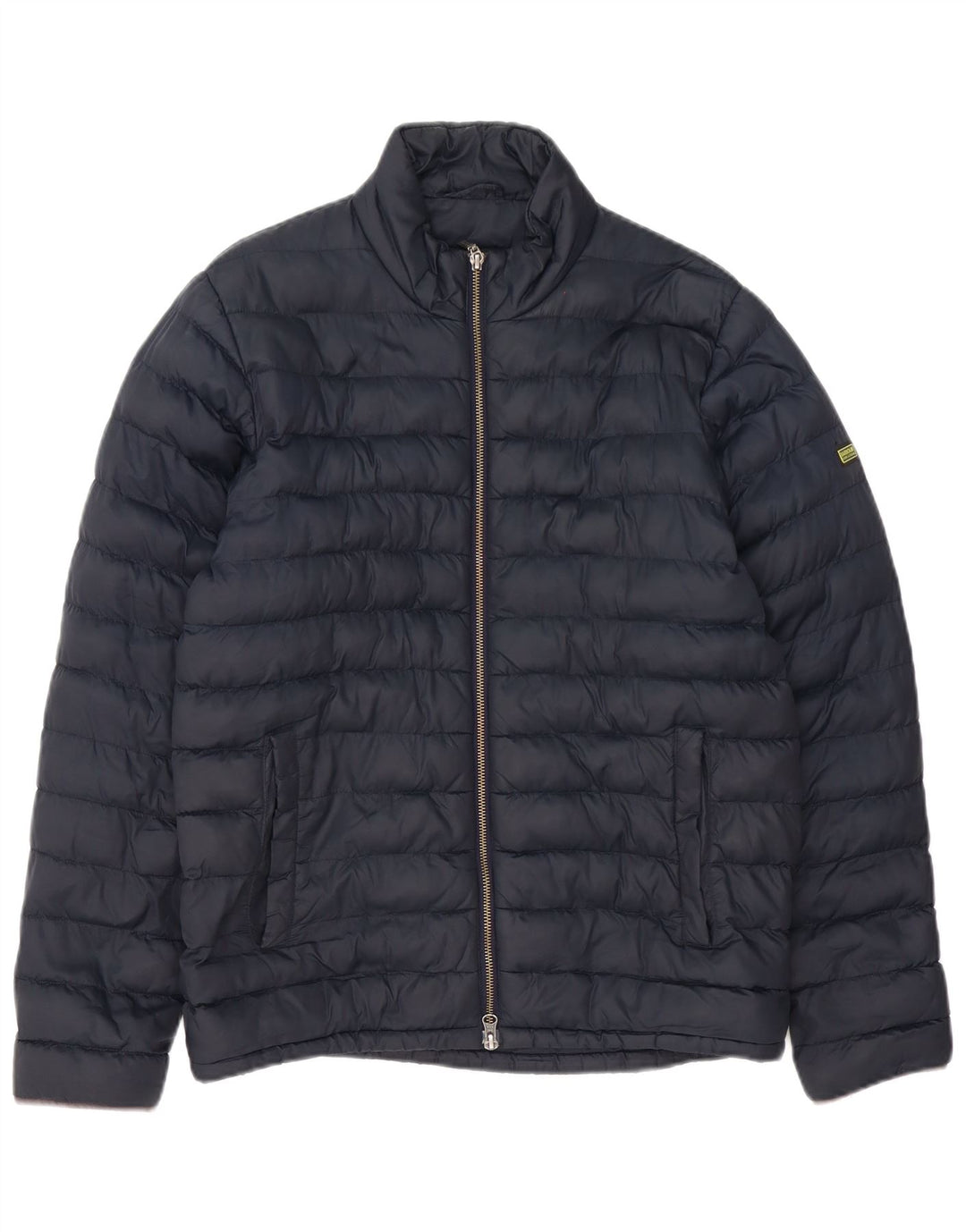 Barbour Giacca imbottita da uomo UK 36 Small Blu Navy Poliestere