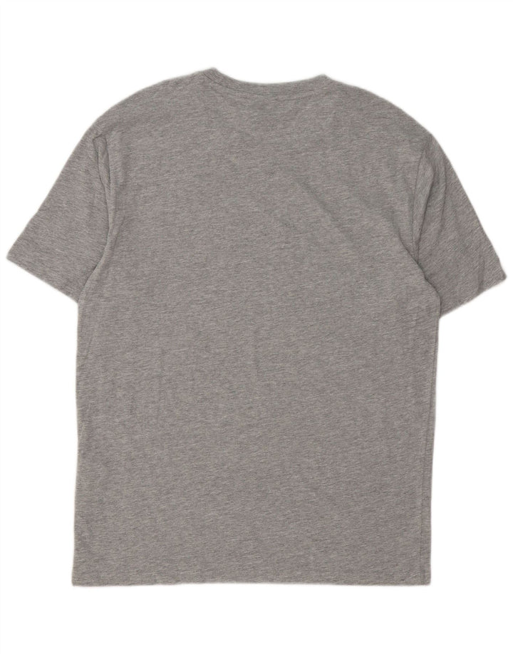 T-shirt da uomo CHAMPION Top in cotone mélange grigio medio