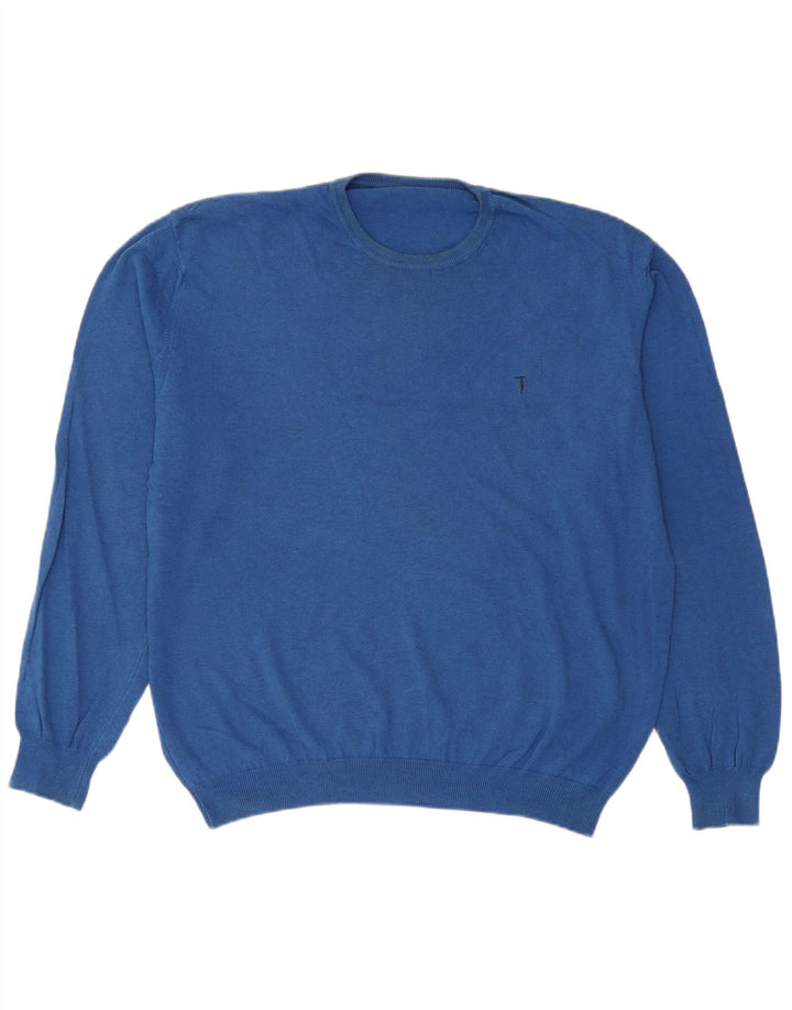 Maglione Maglione Girocollo Uomo Trussardi XL Blu