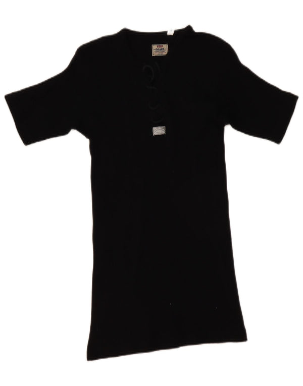 T-shirt da donna Levi's Top UK 8 piccola in cotone nero