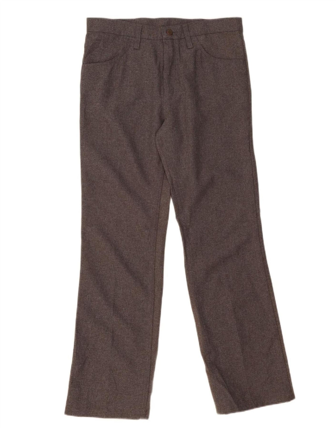 Pantaloni casual dritti da donna WRANGLER W33 L30 poliestere grigio