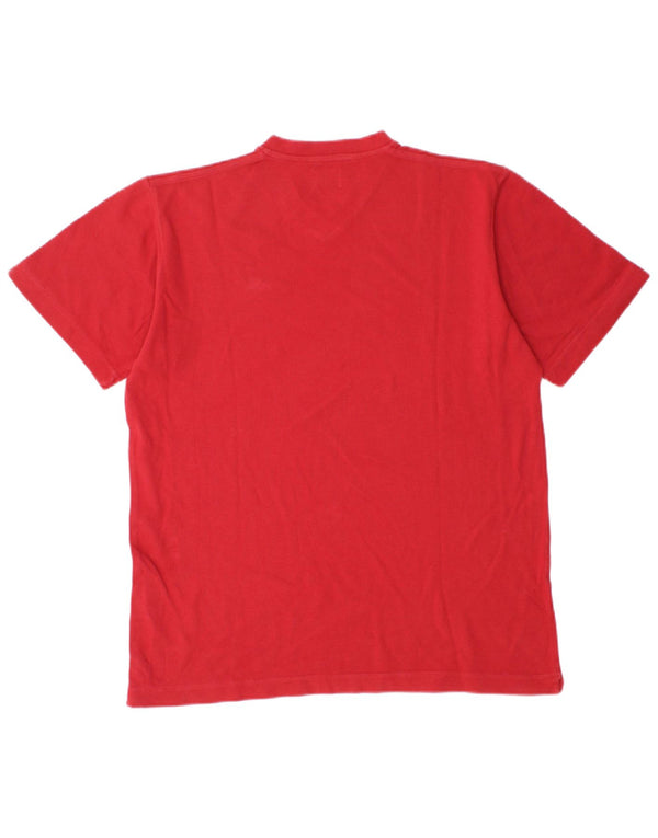 T-shirt uomo Kappa Top Small rossa in cotone