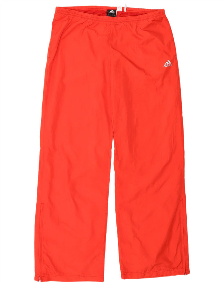 Pantaloni da tuta grafica Adidas Clima 365 da donna UK 12 medio rosso