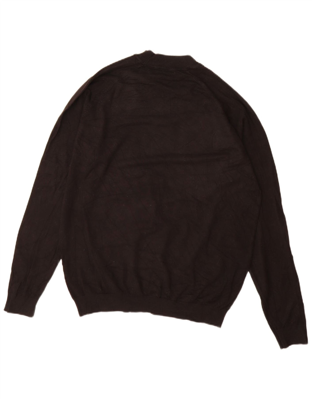 Maglione Zara da uomo con collo dolcevita grande in viscosa nera