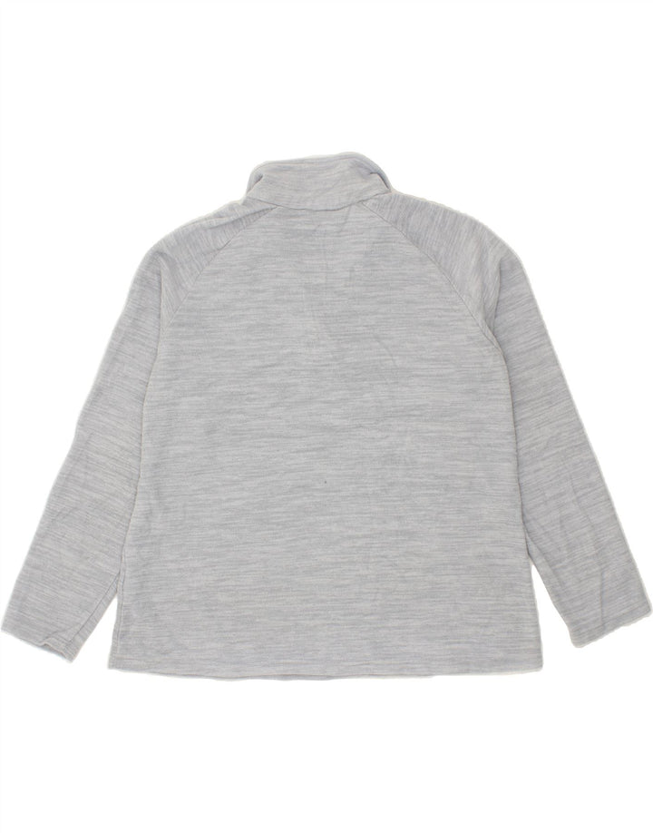 MOUNTAIN WAREHOUSE Womens Zip Neck Fleece Jumper UK 22 3XL Grey Polyester Vintage Mountain Warehouse and Second-Hand Mountain Warehouse from Messina Hembry 