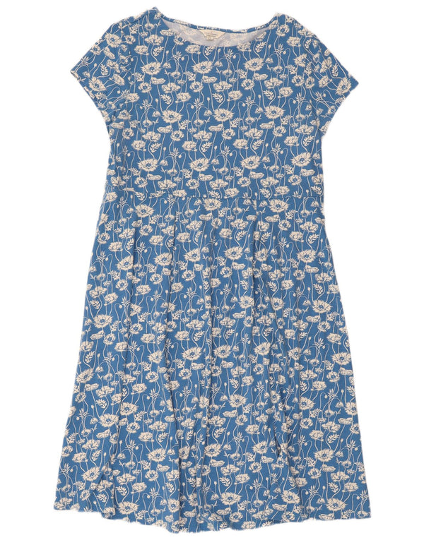 Abito a trapezio da donna Seasalt UK 18 XL Blu floreale