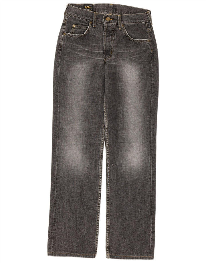 Jeans dritti da donna Lee W29 L32 cotone grigio